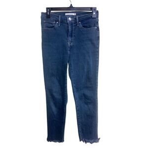 444. Levi’s 724 high rise straight leg ankle jeans size 27